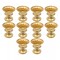 10Pcs 15cm Gold Metal Centerpieces Flower Vase Wedding Anniversary Party Decor